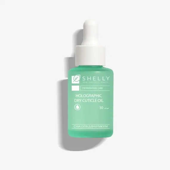 SHELLY / Голографічна суха олія для кутикули / 30 мл