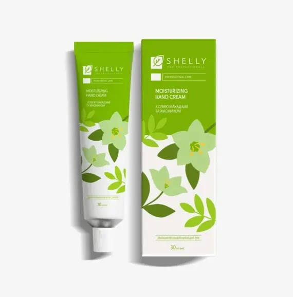 SHELLY / Зволожувальний крем для рук з олією макадамії та жасмином Spring Touch / 30 мл