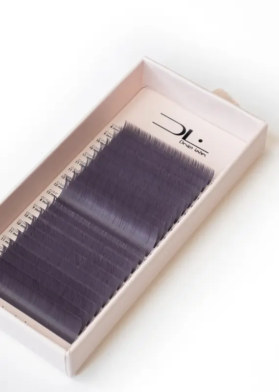 Вії Design Lashes / Мікс Lavander / 20 ліній