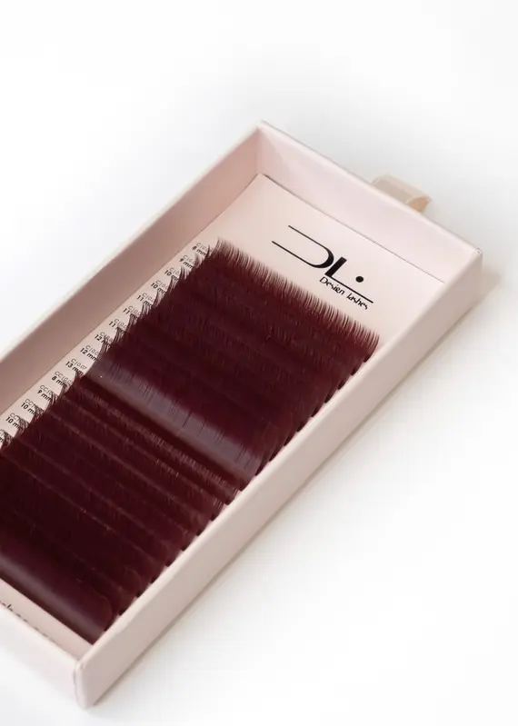 Вії Design Lashes / Мікс Red Wine / 20 ліній