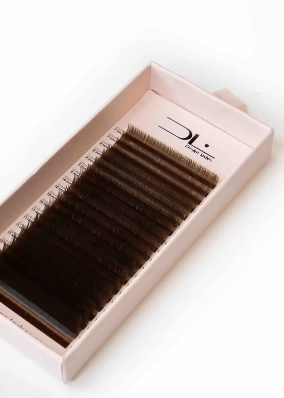 Вії Design Lashes / Мікс Brown / 20 ліній