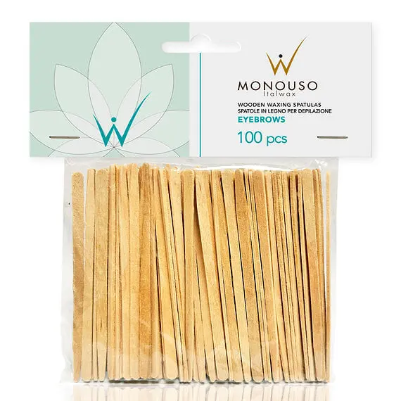 Ital Wax / Шпатель дерев’яний Monouso EYEBROWS