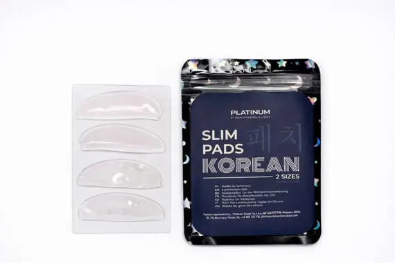 Platinum / Силіконові патчі Glow для ламінування вій (корейська техніка) 2 пари