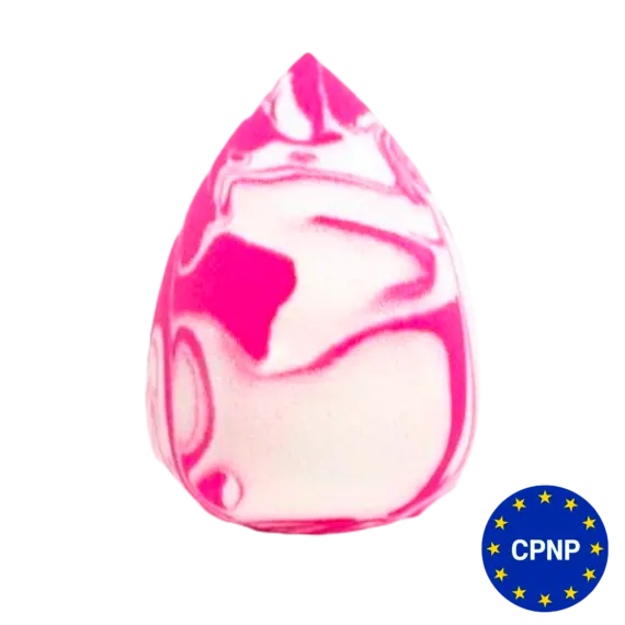 Zola / Спонж супер м'який малиново-білий крапля