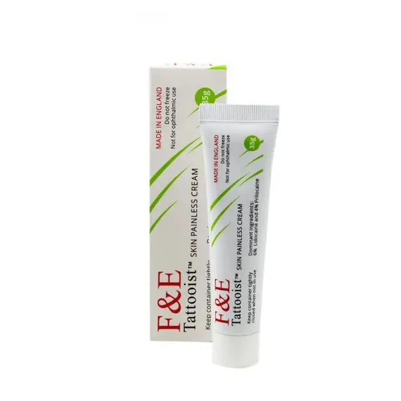F&E Tattooist / Первинний анестетик, що знеболює (зелений) / 35 г