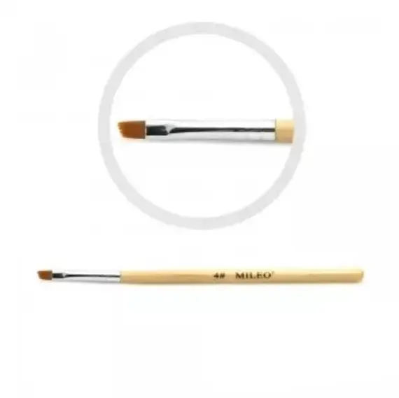 Mileo / Пензлик скошений №4