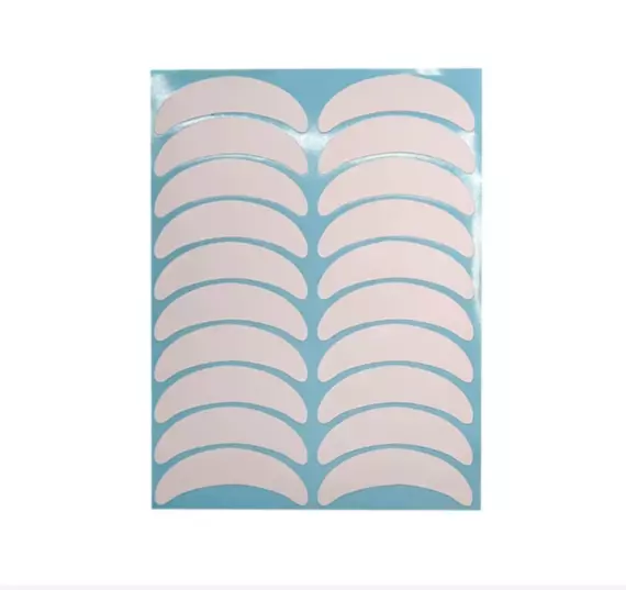 Вінілові наклейки патчі на голубому листі / (1лист/10 пар)