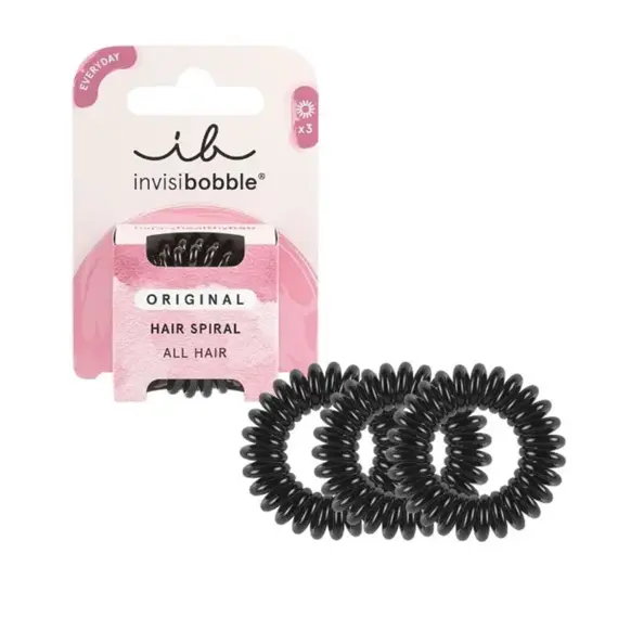 Invisibobble / Резинка-браслет для волосся / ORIGINAL True Black / 3 шт/уп