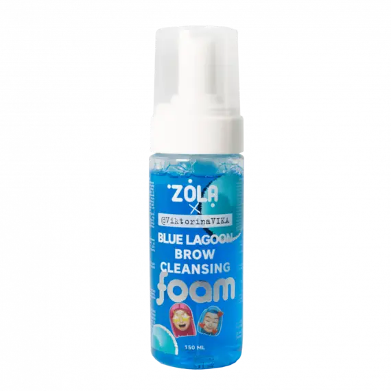 Zola / Очищуюча піна для брів Blue lagoon / 150 мл