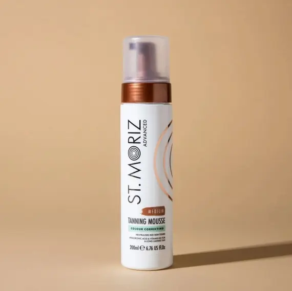 St.Moriz Advanced / Автобронзат-мус для середньої шкіри / Colour Correcting Mousse Medium / 200ml