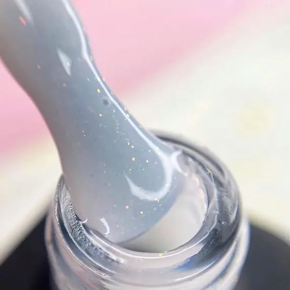 Nika Zemlyanikina / Рідкий акригель / Liquid Polygel White Opal / Молочний опал / 15мл