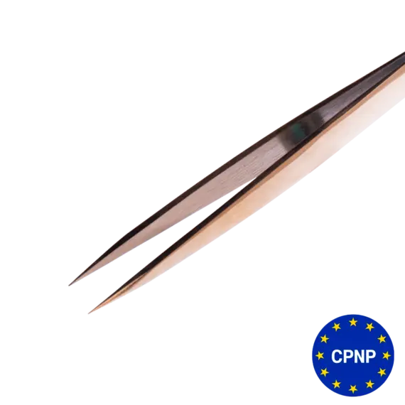 Zola / Точковий професійний пінцет для брів / GOLD