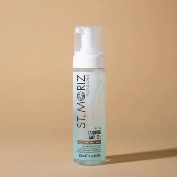 St.Moriz Pro / Автобронзат-мус / Clear Mousse Medium-Dark / 200 мл