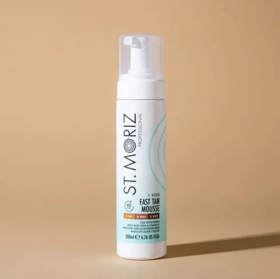 St.Moriz /Автобронзат-мус для експрес засмаги Fast Tan / 200 мл